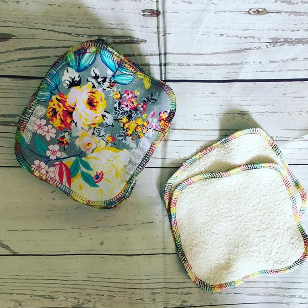 mystery print reuseable wipes