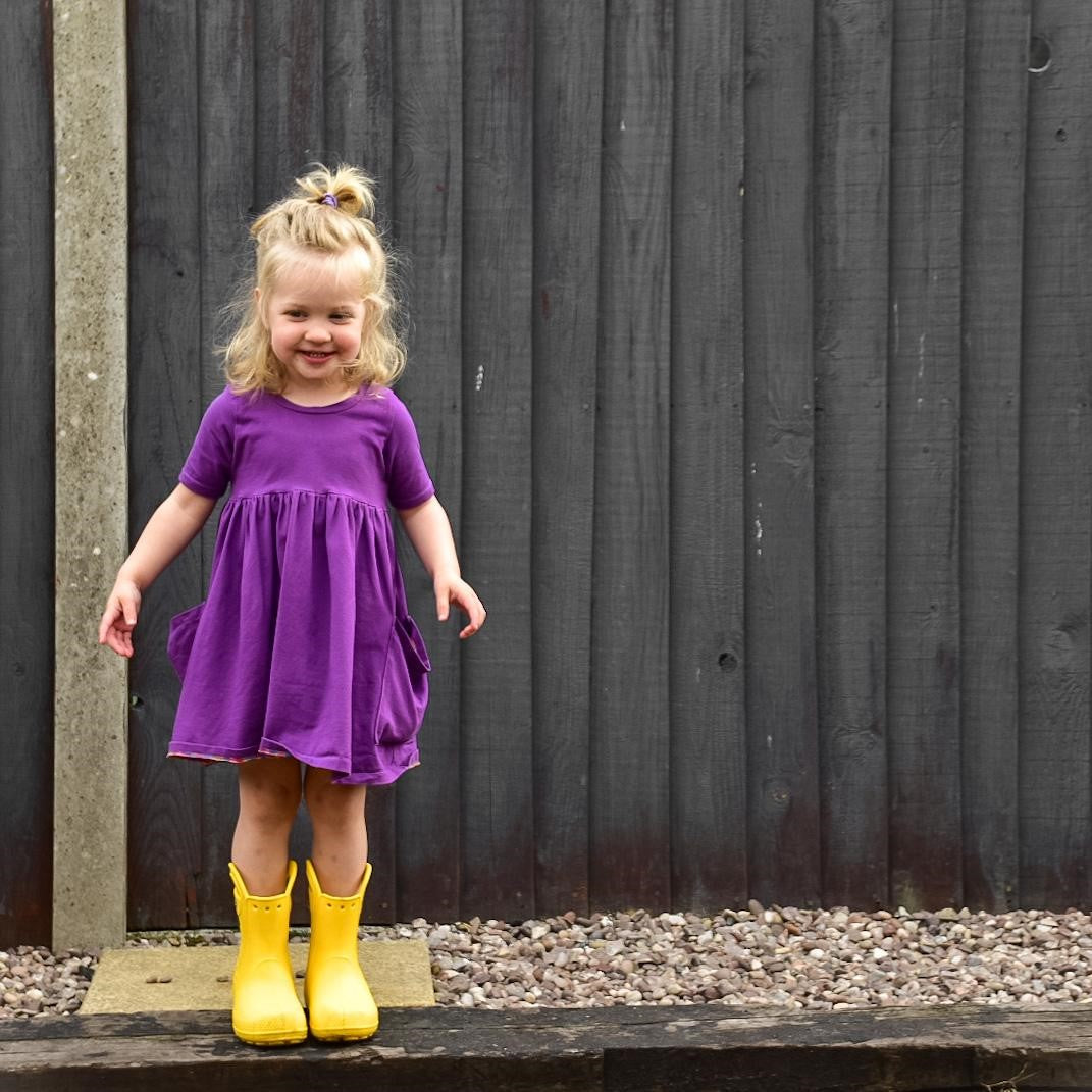 Made to order solid colour Ellie Dress