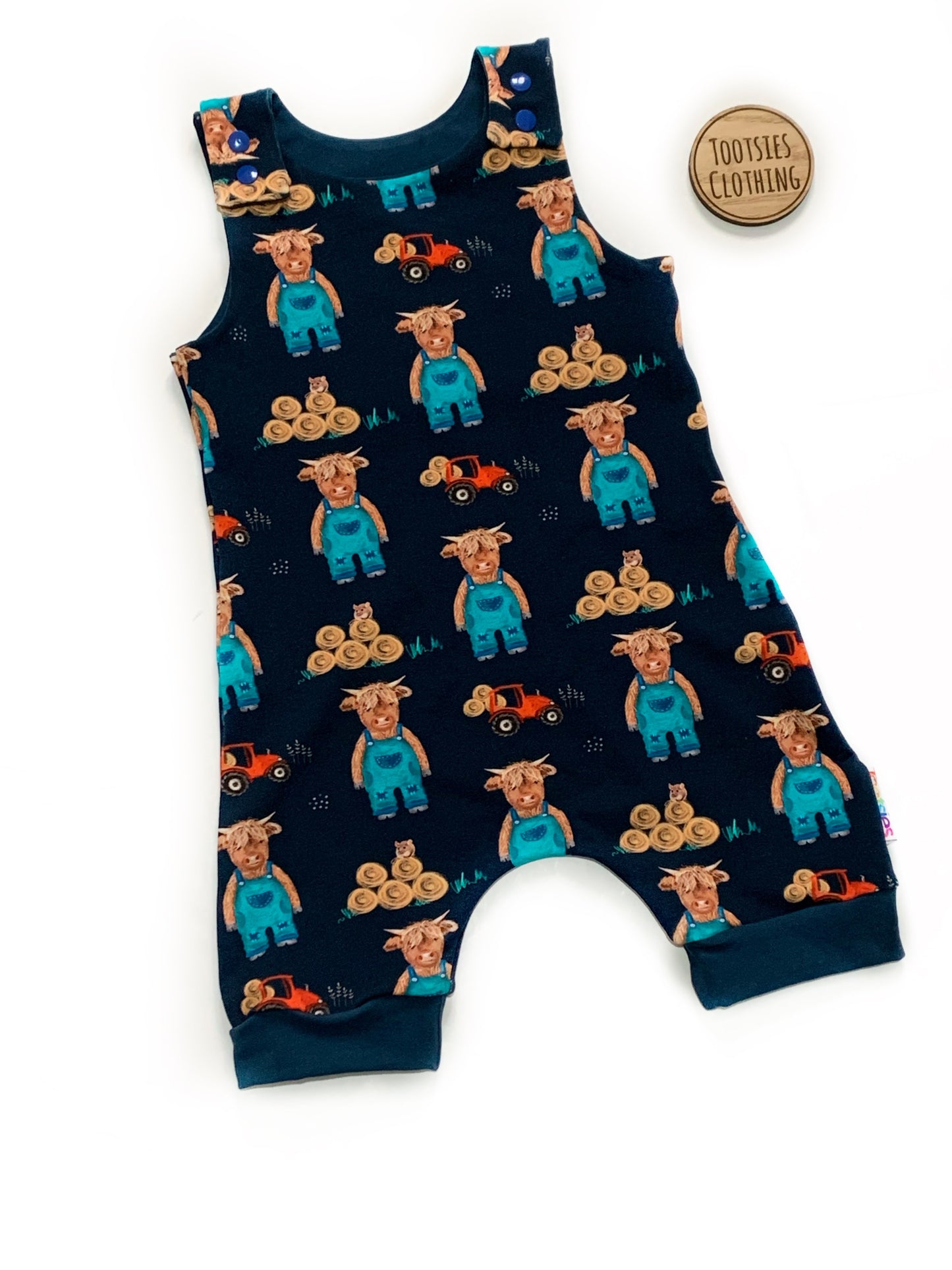 Made to order short harem dungarees