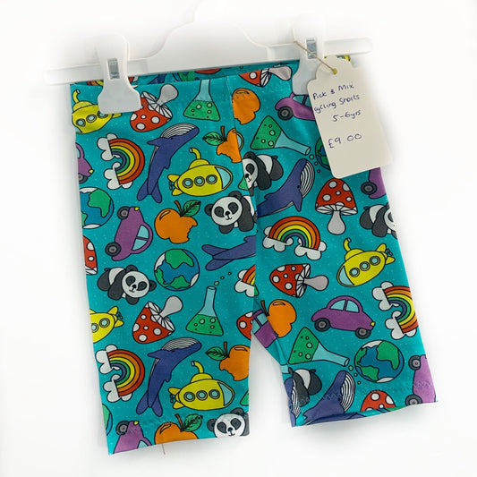 pick and mix cycling shorts 5-6yr