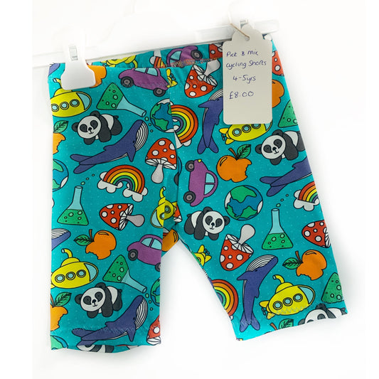 pick and mix cycling shorts 4-5yrs