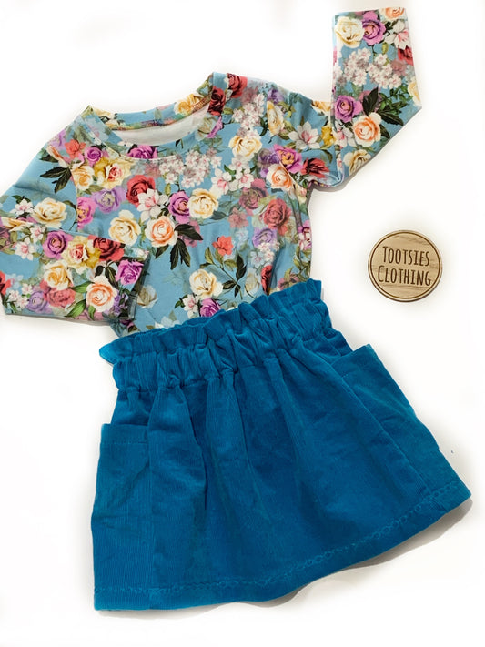 Made To Order Corduroy Pocket Skirt