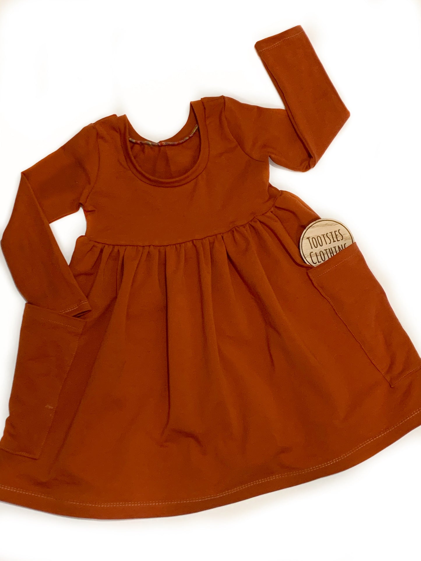 Made to order solid colour Ellie Dress